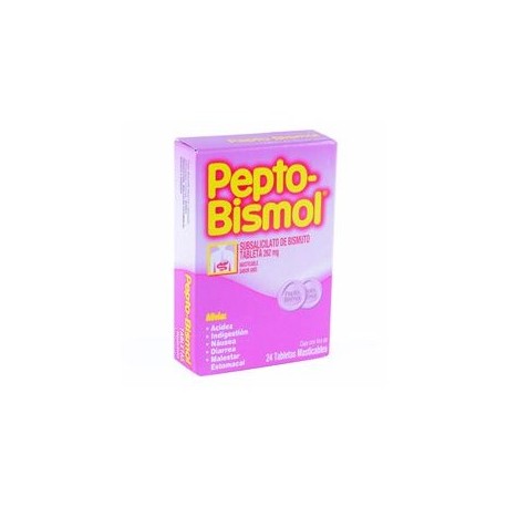 Pepto-Bismol Con 24 Tabletas