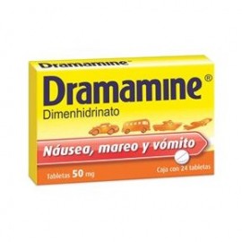 Dramamine 50 Mg 24 Tabletas