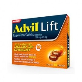 Advil Lift 200Mg/65Mg Cápsulas 10