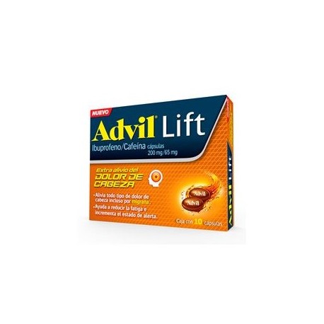 Advil Lift 200Mg/65Mg Cápsulas 10