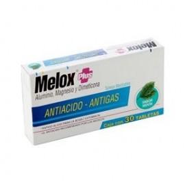 Melox-Plus Anti Gas Masticable Sabor Menta